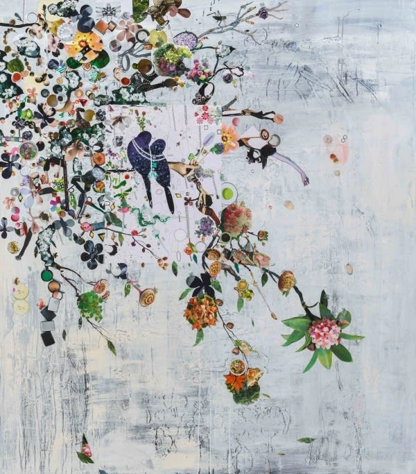 《美好的意外》，2017，綜合媒材、畫布，162×130cm。-圖片